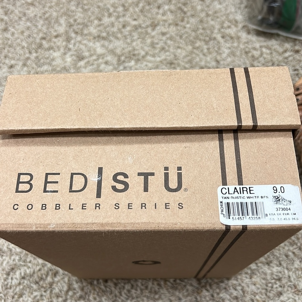 BED|STU Women's Woven Leather Sandals - Brown - Picture 4 of 4
